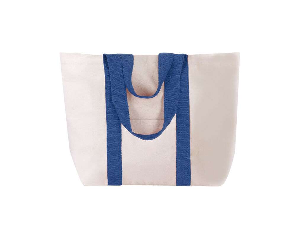 Bolsa de algodón resistente con cierre y bolsillos - hasta 10kg