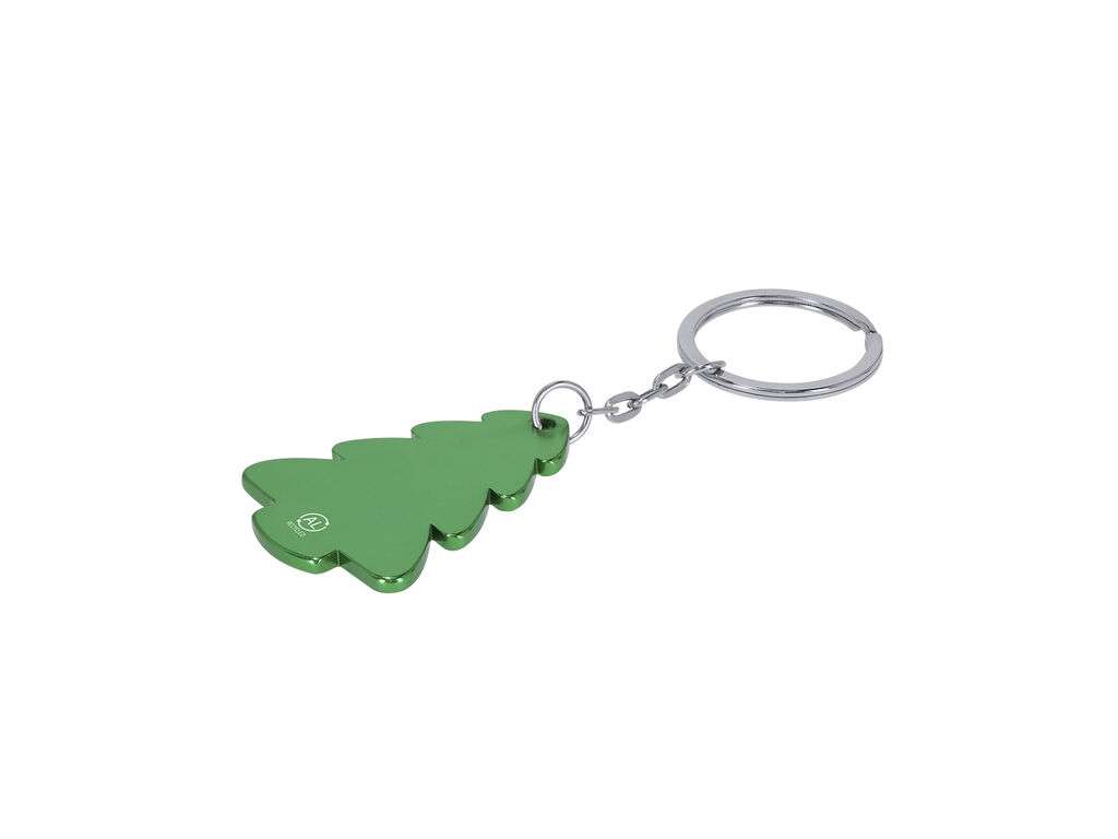 Llavero Árbol de Navidad en Aluminio Reciclado con Certificación GRS