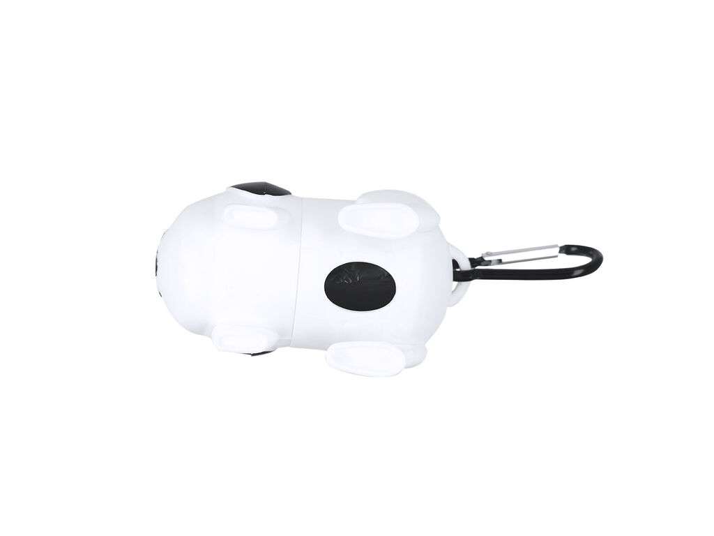 Dispensador de Bolsas para Mascotas con Mosquetón y 15 Bolsas