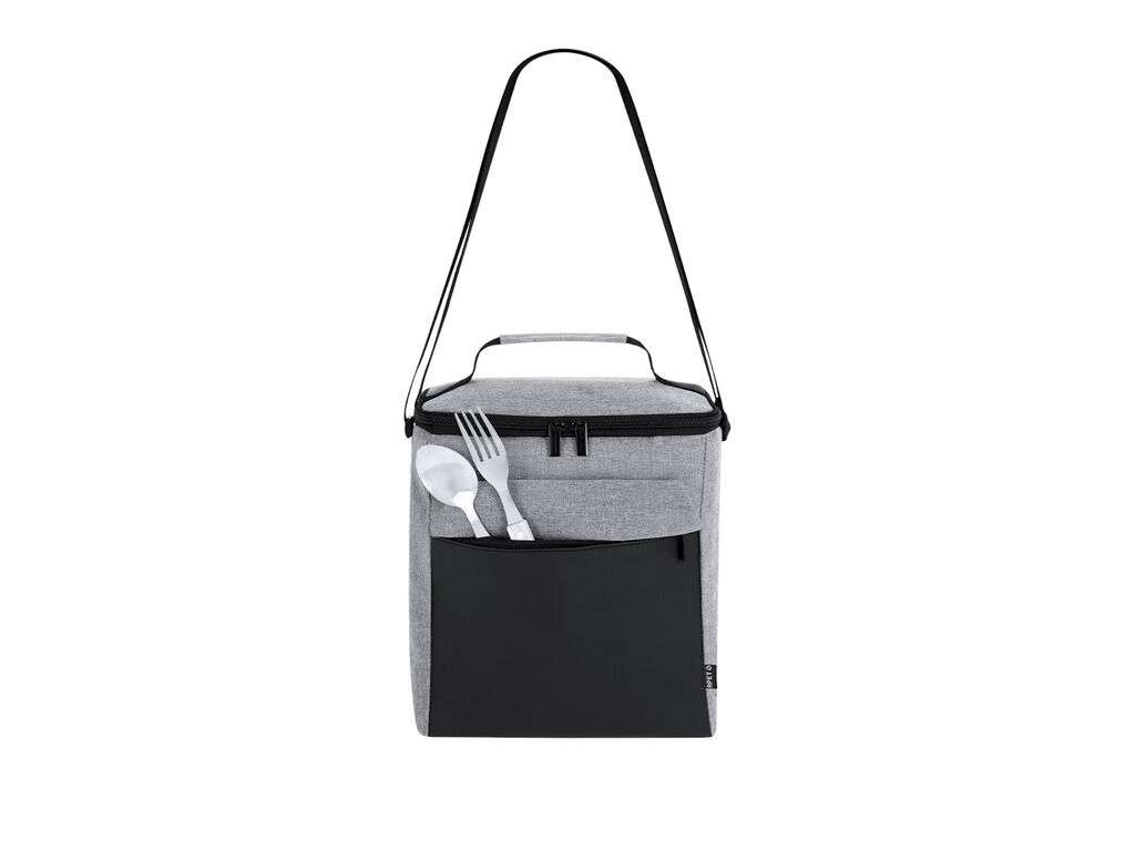 Nevera isotérmica RPET 8L con bandolera ajustable y bolsillo frontal