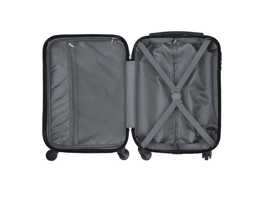Trolley Luril 4 Ruedas ABS Rígido con Seguridad y Compartimentos