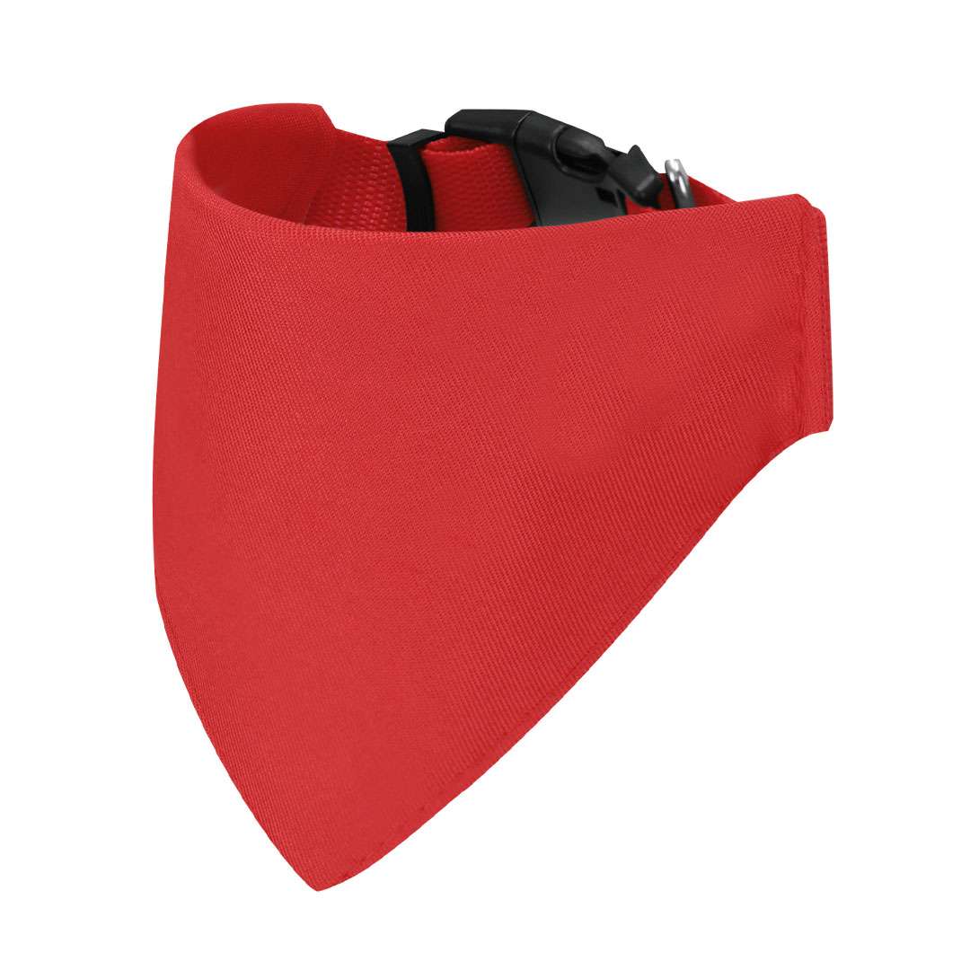 Collar bandana ajustable para mascota en poliéster resistente