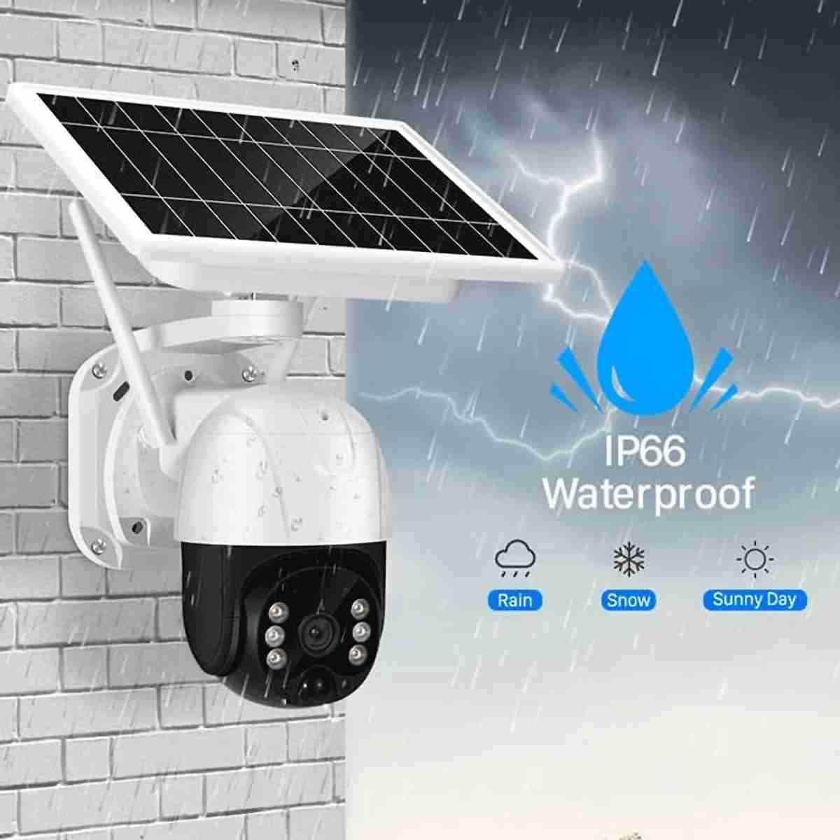 Cámara de vigilancia WiFi con energía solar