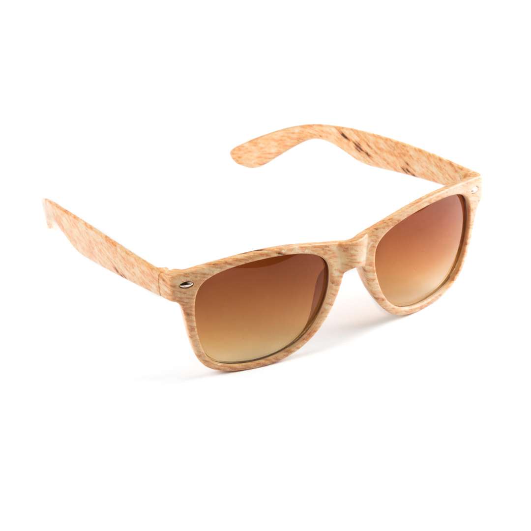 Gafas de sol Haris con protección UV400 y montura efecto madera