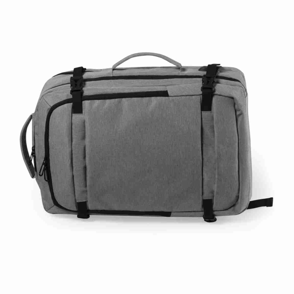 Mochila porta documentos Almalux® con bolsillo antirrobo y conexión USB para carga de dispositivos móviles