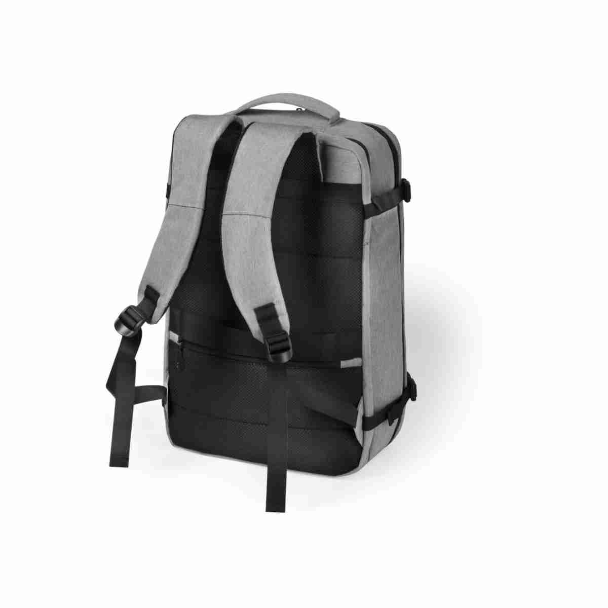 Mochila porta documentos Almalux® con bolsillo antirrobo y conexión USB para carga de dispositivos móviles