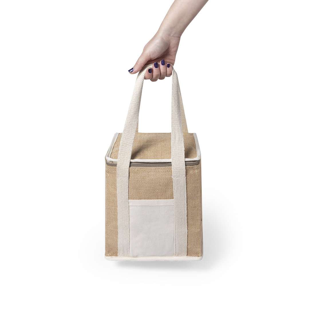 Nevera Nature de Yute Laminado con Altura Extra y Capacidad 7L