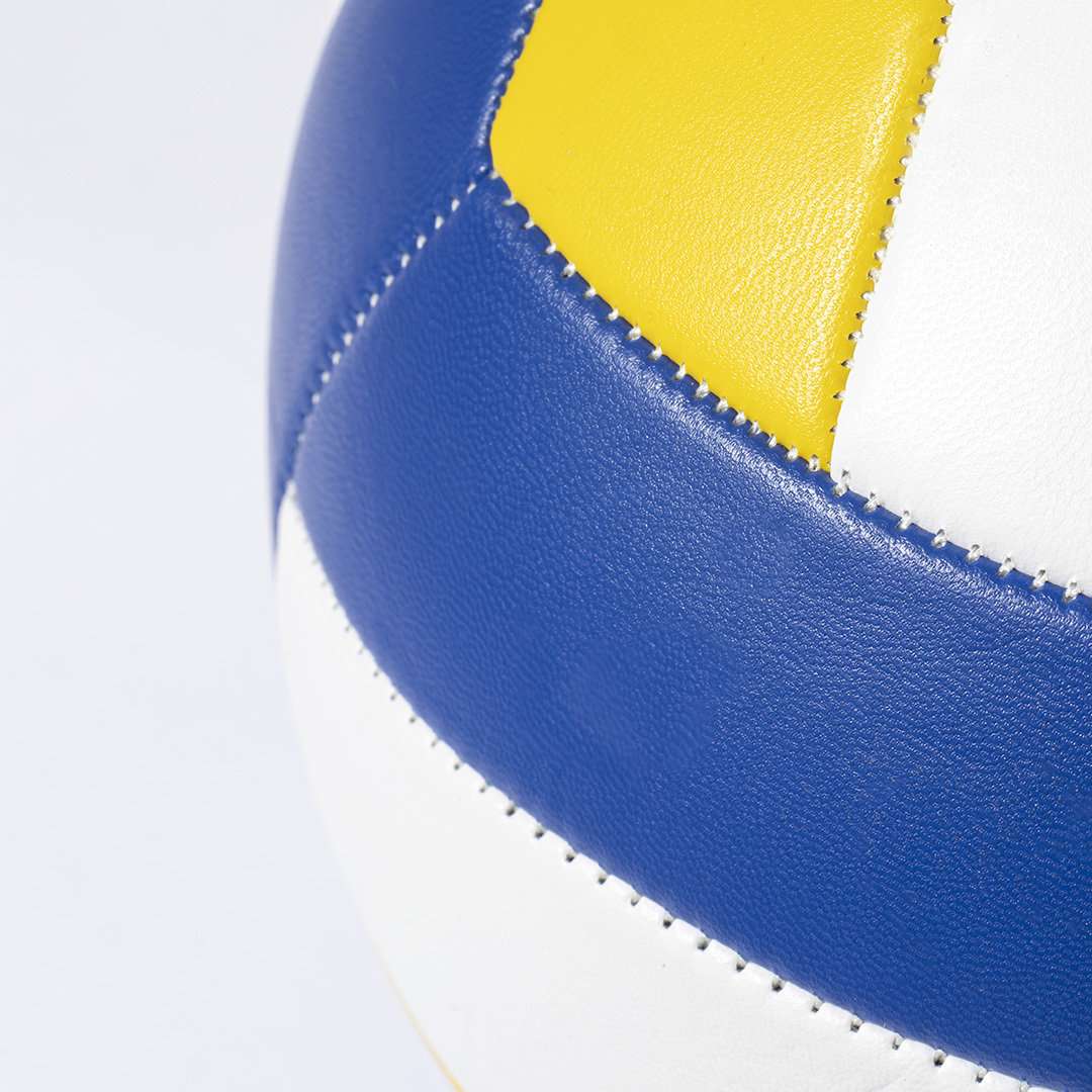 Balón de Voleibol Tricolor de Polipiel Suave, Tamaño 5
