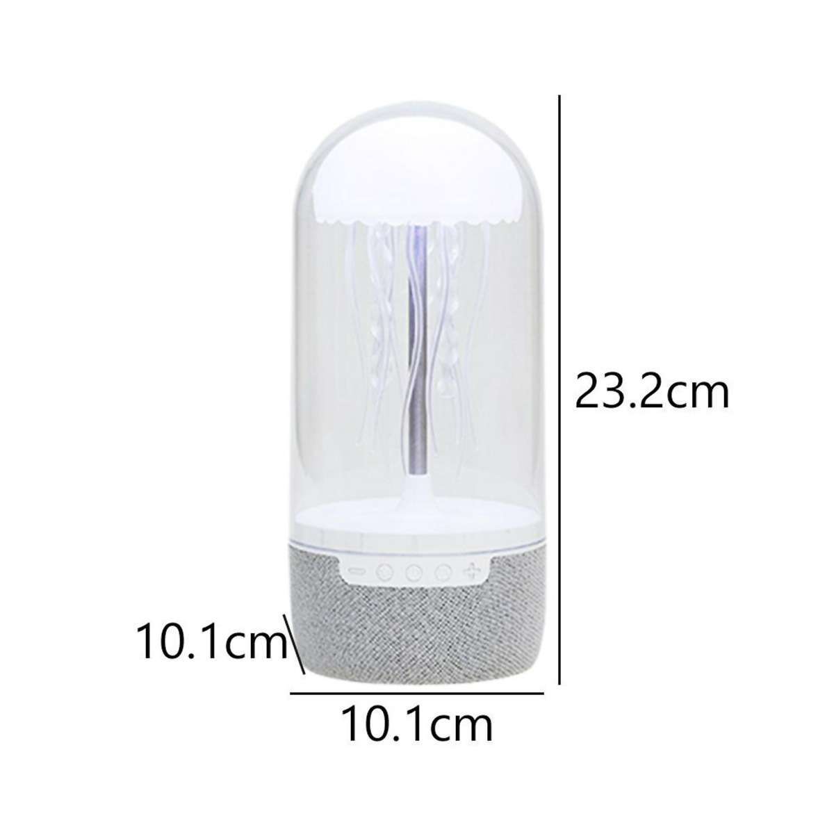 Lámpara Altavoz Bluetooth Almalux® Medusa, Radio FM, Tarjeta TF, Luz Led Brillante