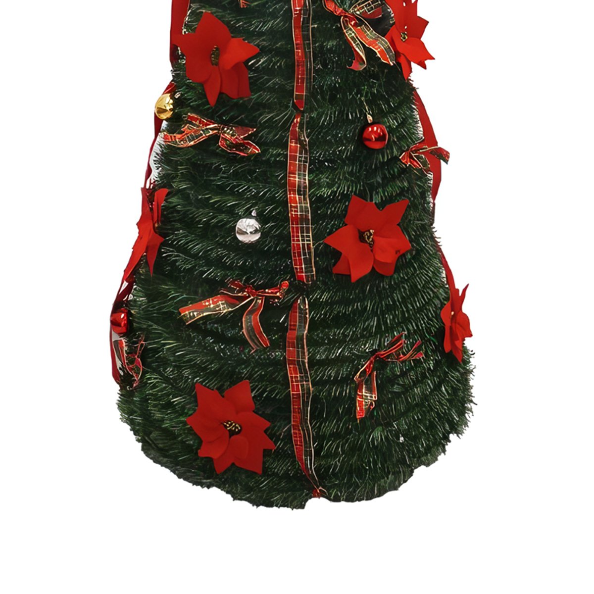 Árbol de Navidad Almalux® PopUp 150 cm – Plegable, Verde con Decoraciones ó Básico | Montaje Rápido y Fácil Almacenaje