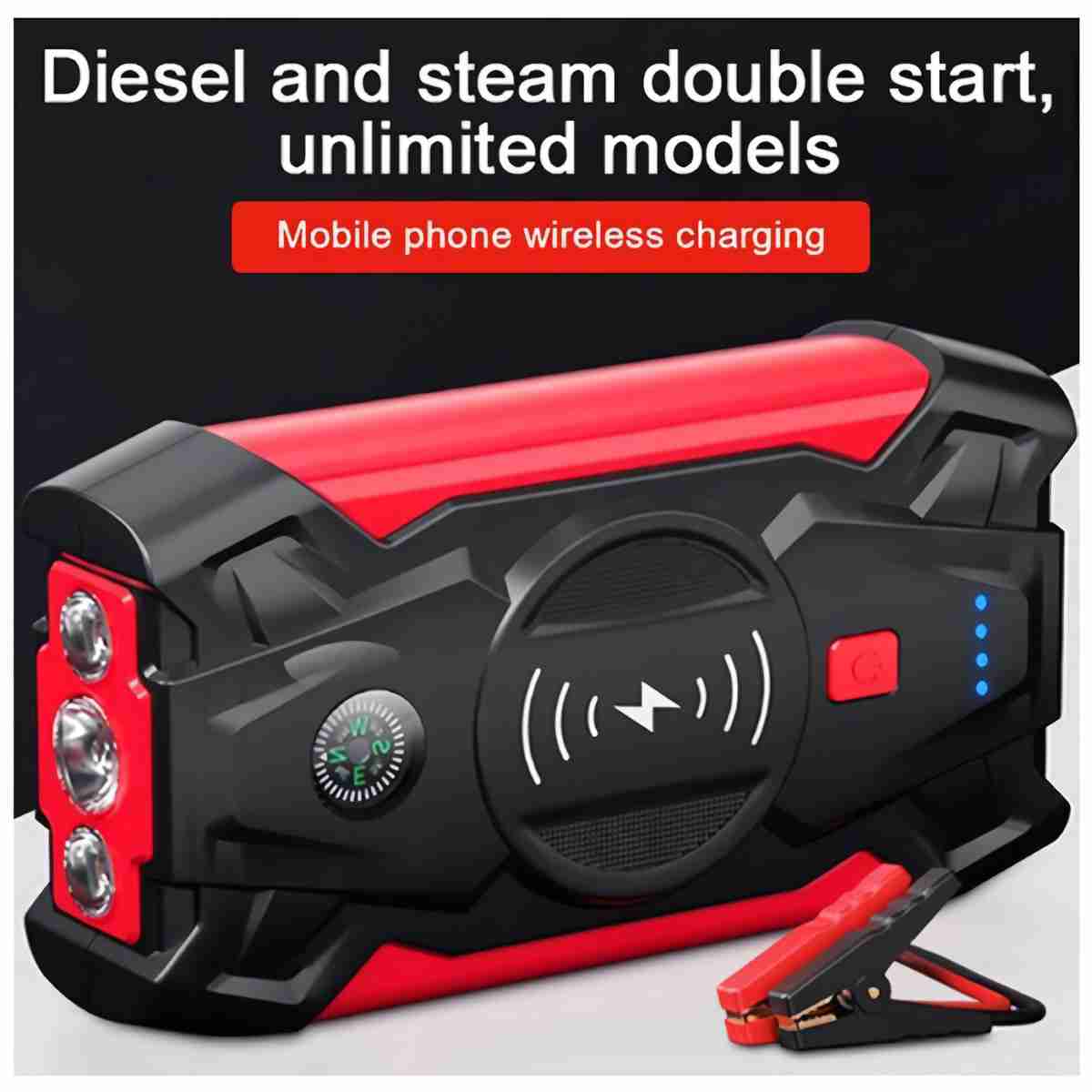 Kit de Arranque de Batería de Coche con Bomba de Aire de 26000mAH Almalux® Q-X7