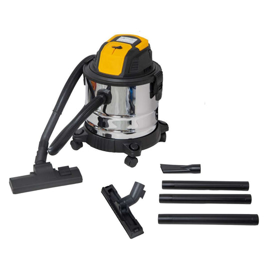 Aspiradora / Sopladora Industrial Almalux®, 1200W, Multiuso para Sólidos y Líquidos con 9 Accesorios