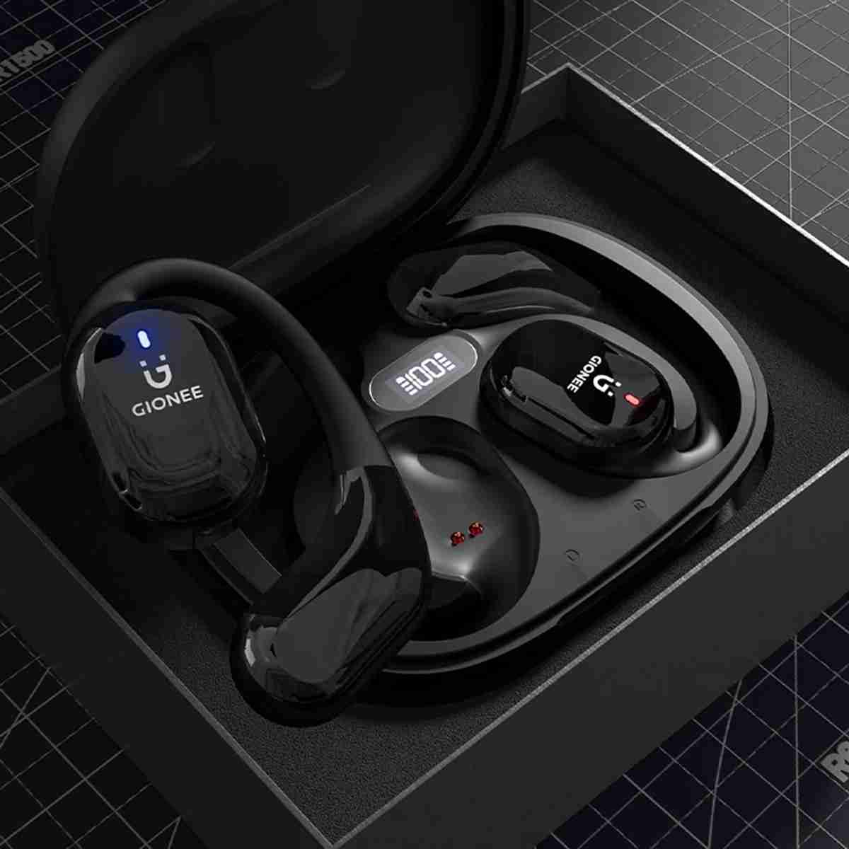 Auriculares Bluetooth inalámbricos por conducción Ósea Almalux® Gionee JL001 - deportivos - impermeables - con micrófono