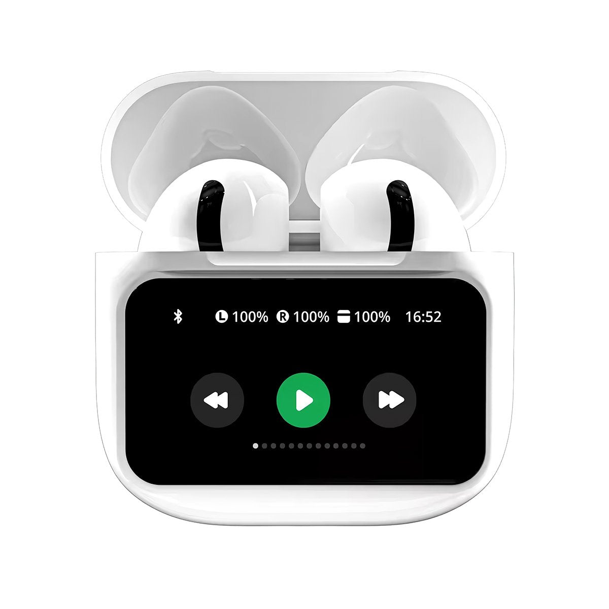 Auriculares inalámbricos Almalux® TWS A11 con Pantalla, Cancelación de ruido ANC, Bluetooth 5.4