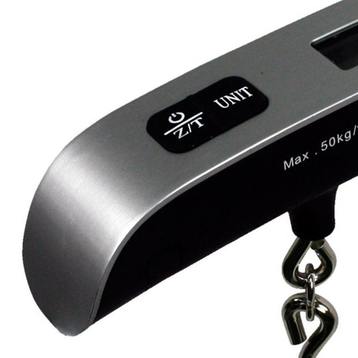 Báscula de Maletas Almalux® Electrónica con Percha – Hasta 50 kg, Pantalla Digital y Apagado Automático