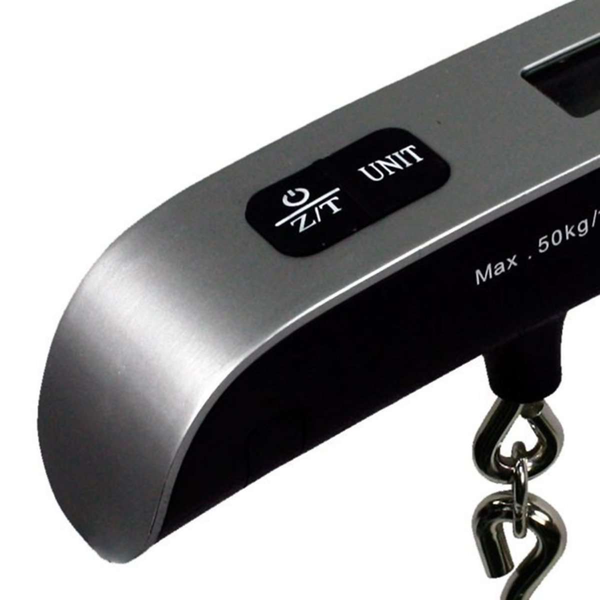 Báscula de Maletas Almalux® Electrónica con Percha – Hasta 50 kg, Pantalla Digital y Apagado Automático