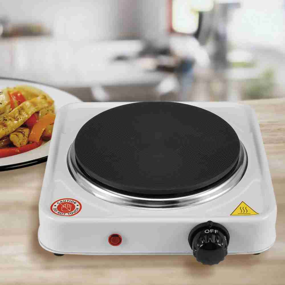 Cocina Eléctrica AlmaluxPortatil - 1000W con Regulador de Temperatura - Fácil de Limpiar - Diseño Moderno y Elegante