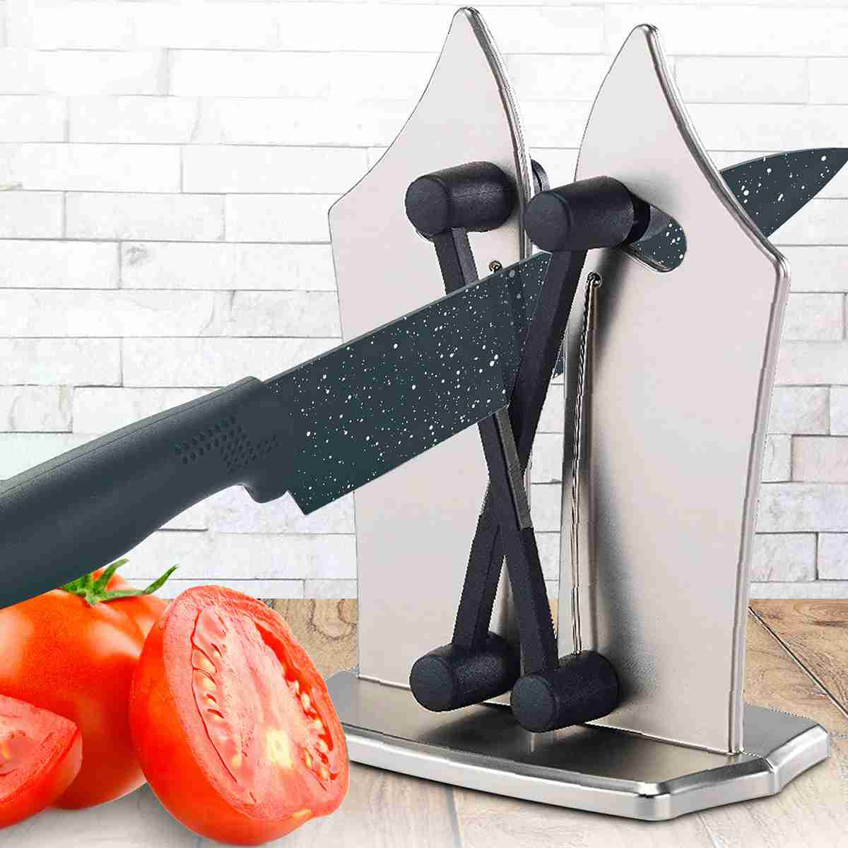 Afilador de Cuchillos Almalux Manual - Afila y Restaura Cuchillos al Instante - Resistente y Ligero