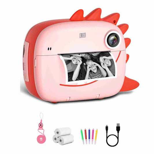 Cámara instantánea de impresión Almalux® para niños de 3 a 12 años -  pantalla de 2 pulgadas -  cámara de video HD de 12MP