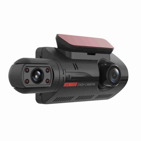 Cámara de salpicadero DVR DashCam Almalux® con doble lente para coche -  grabadora de vídeo -  visión nocturna -  sensor G -  grabación en bucle -  1080 pulgadas -  IPS -  caja negra