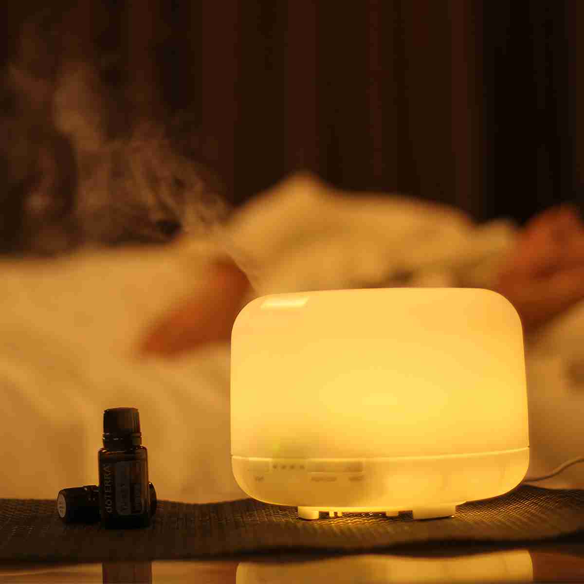 Difusor de Aceites Esenciales - Humidificador de Aire Ultrasónico FT818 con Control Remoto de 500ml