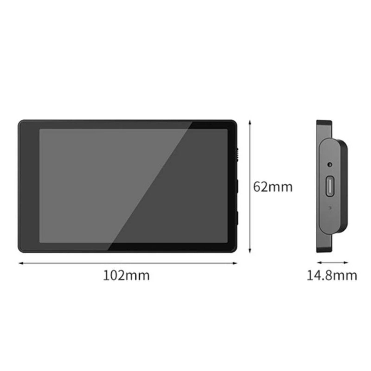 Pantalla Monitor Espejo Almalux Vlog Selfie con kit de montaje, Aprovecha la calidad de la cámara trasera viendo todo lo que haces