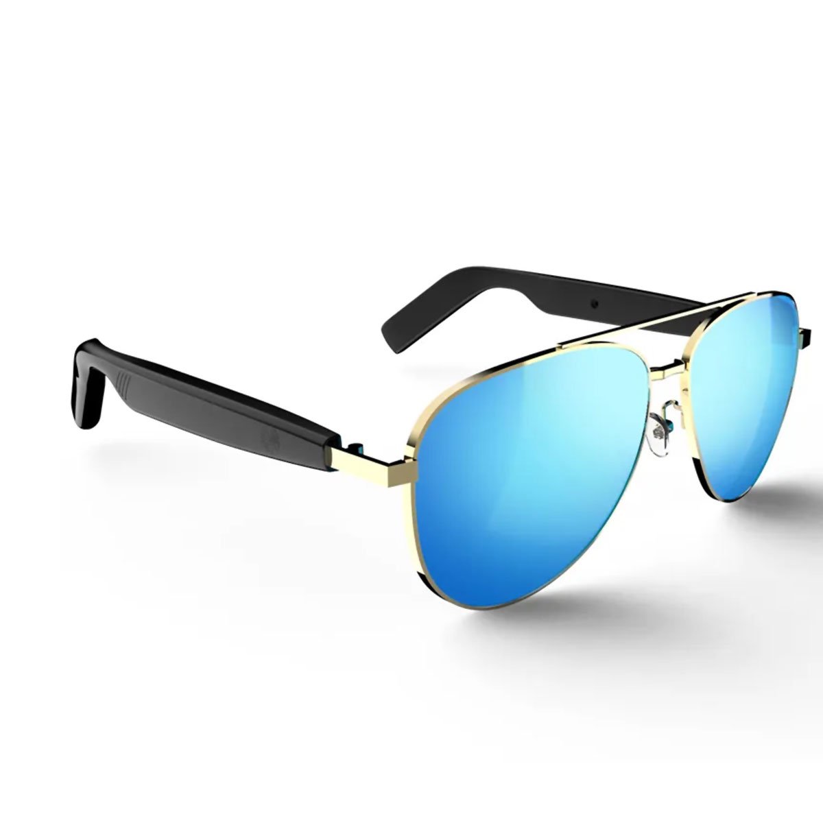 Gafas Inteligentes Almalux® Aviator con Bluetooth – Gafas de Sol con Audio, Micrófono, Asistente de Voz y Protección UV | IPX4 | 6-7h de Música