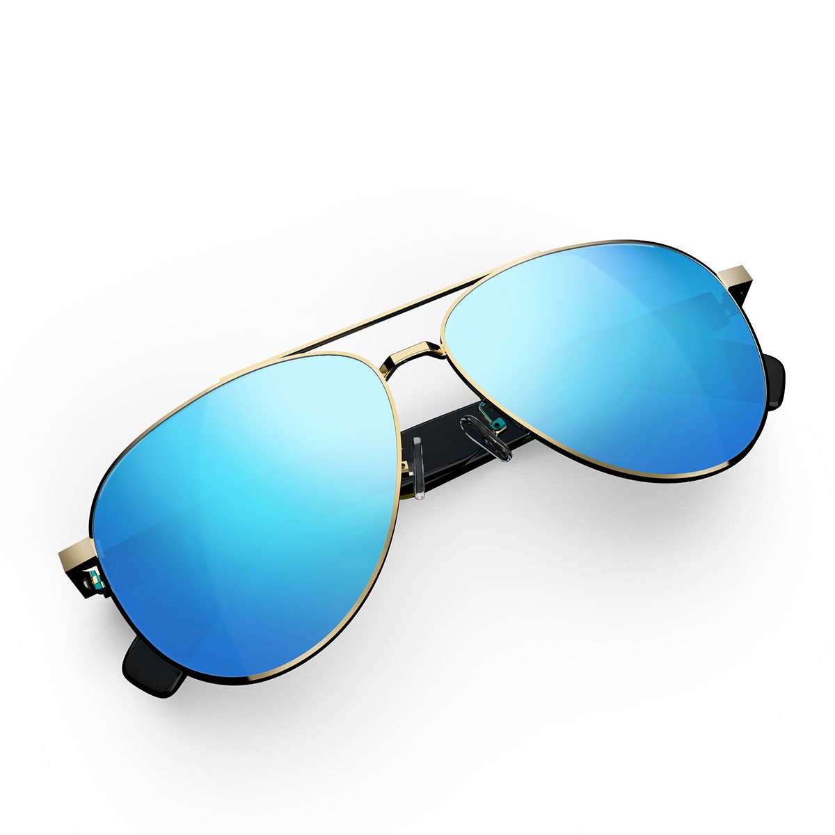 Gafas Inteligentes Almalux® Aviator con Bluetooth – Gafas de Sol con Audio, Micrófono, Asistente de Voz y Protección UV | IPX4 | 6-7h de Música
