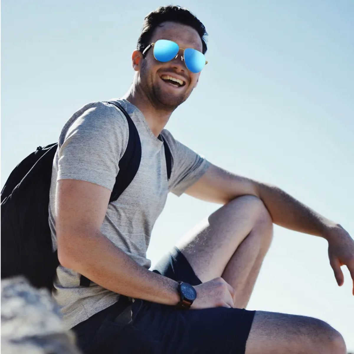 Gafas Inteligentes Almalux® Aviator con Bluetooth – Gafas de Sol con Audio, Micrófono, Asistente de Voz y Protección UV | IPX4 | 6-7h de Música
