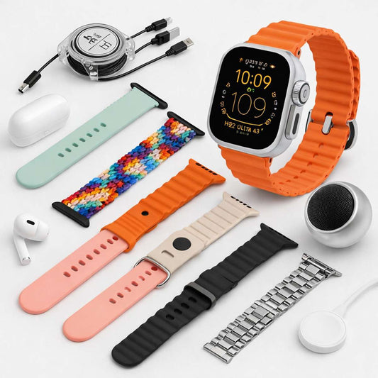 Pack Almalux® SmartWatch H92 Ultra3 – Pantalla Infinite Display 2.3”, 7 Correas, Auriculares Bluetooth, Altavoz y Cargadores Incluidos