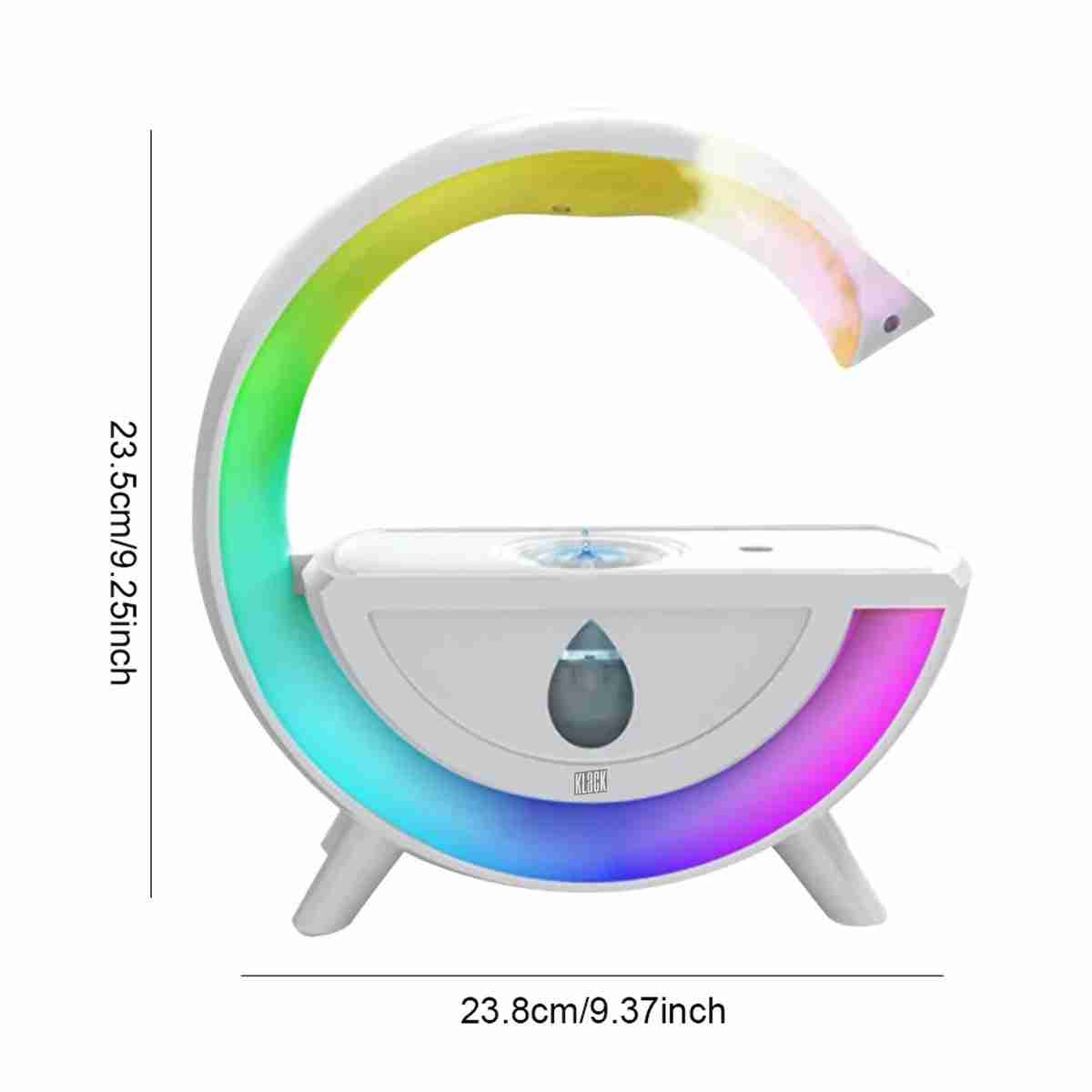 Humidificador Almalux® antigravedad - difusor creativo de aromaterapia - lámpara de mesa RGB - luz nocturna para oficina y dormitorio