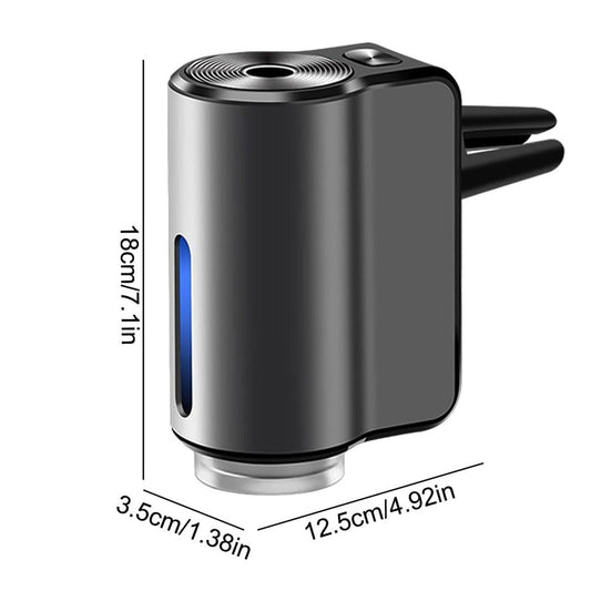 Difusor de Coche Inteligente Almalux® | Ambientador Eléctrico con Sensor Automático | Intensidad Ajustable y Recargable | Aleación de Aluminio y Esencia Natural