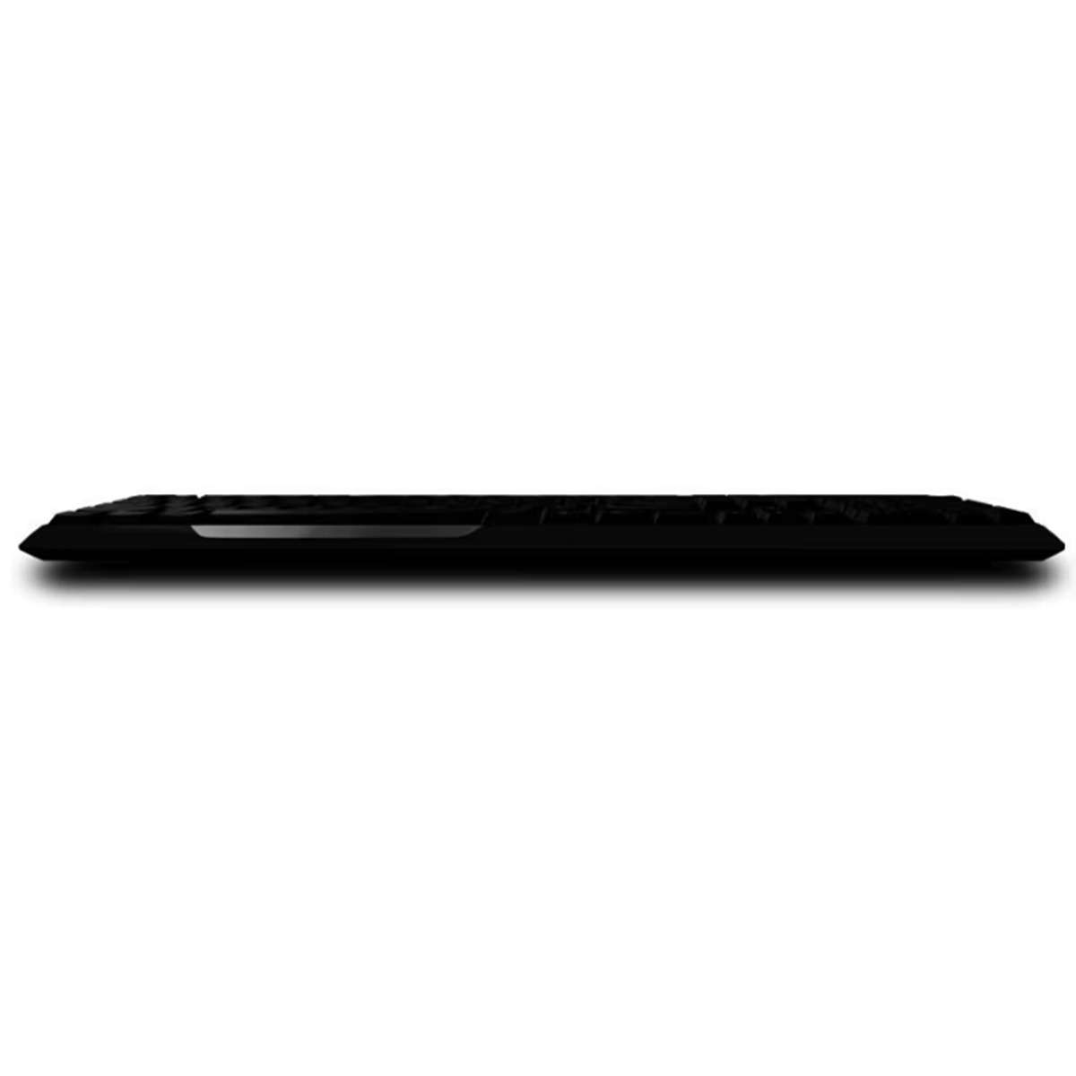 Teclado y Ratón Almalux® K10C de tamaño completo de 104 teclas en Español (Incluye Ñ), compatible con PC, tablet y portátil