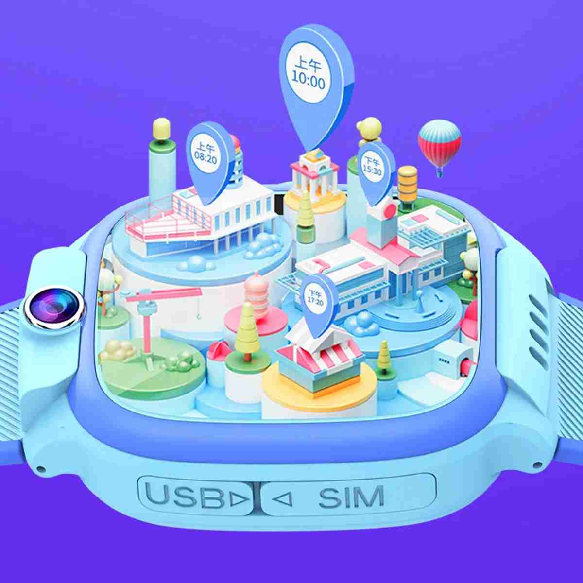 Reloj inteligente Almalux® - Smartwatch para niños con GPS Localizador y comunicación - 4G