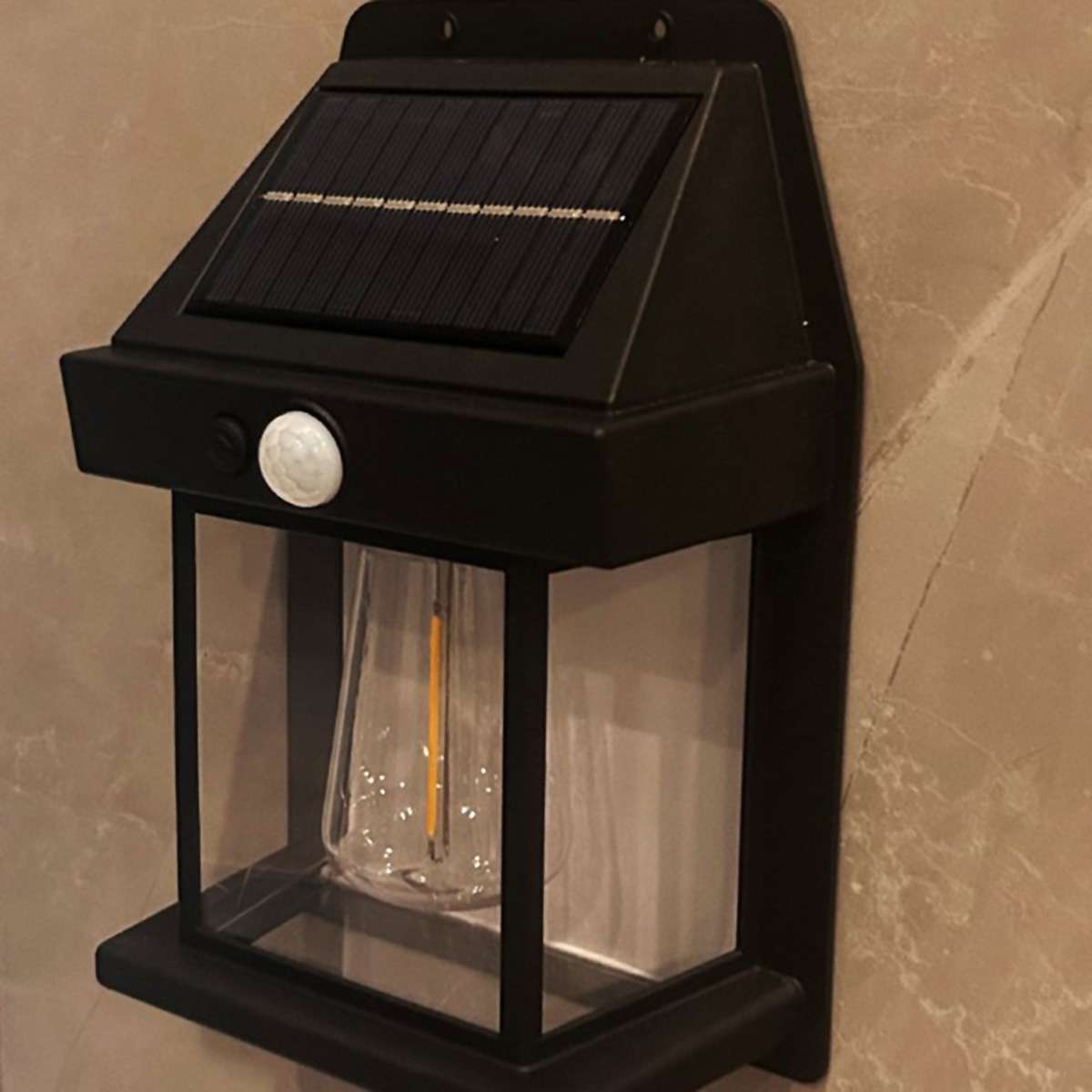 Luz solar de pared Almalux® con sensor de movimiento y 3 modos, IP65 impermeable para exteriores