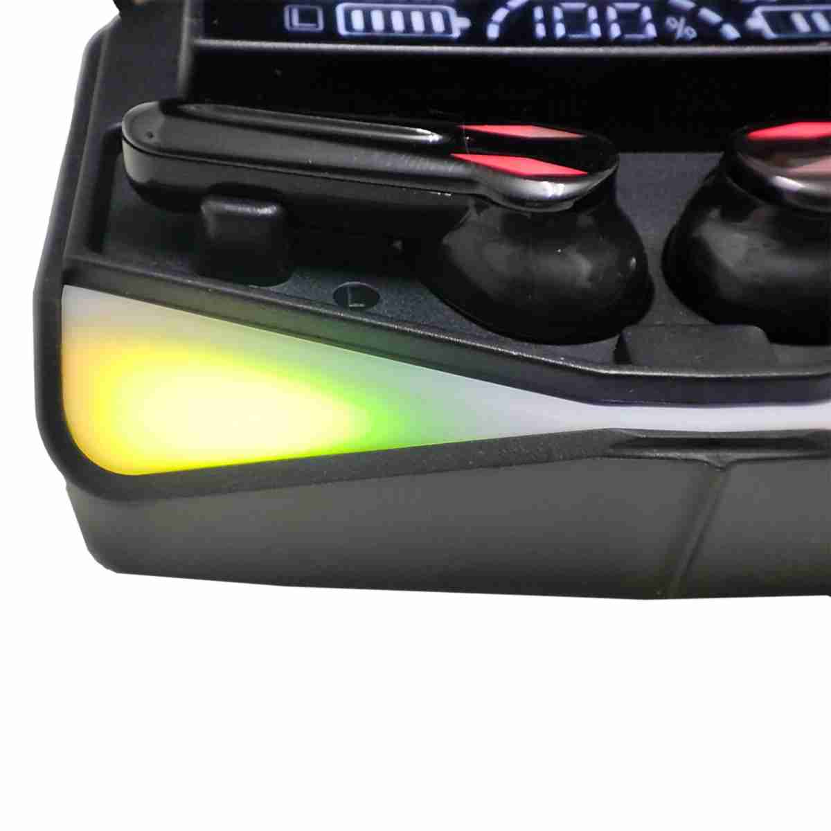 Auriculares inalámbricos Gaming True Wireless con reducción de ruido y estuche de carga inalámbrico