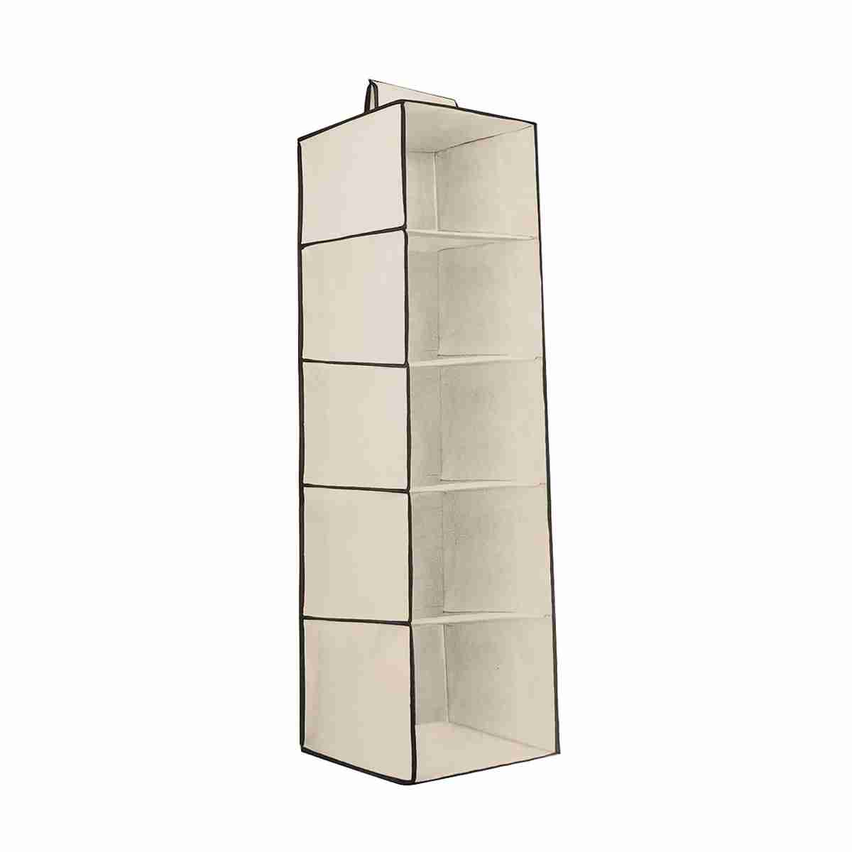 Organizador Armario Colgante y Plegable Almalux® con 5 estantes - 30x30x100 cm