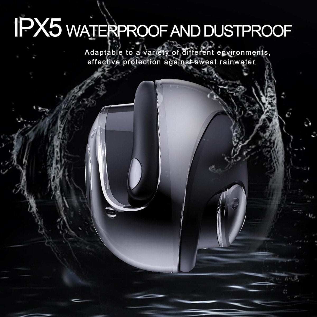 Auriculares Bluetooth Almalux® OWS-JM13 – Traductor de IA en Tiempo Real, Conducción Ósea, IPX5 y Bluetooth 5.4