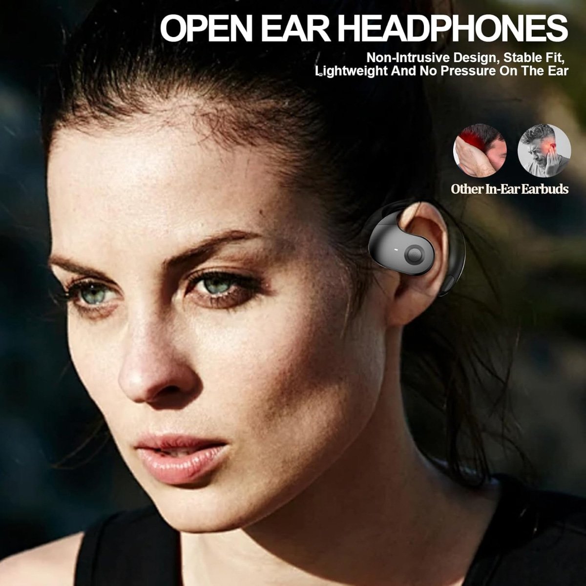 Auriculares Bluetooth Almalux® OWS-JM13 – Traductor de IA en Tiempo Real, Conducción Ósea, IPX5 y Bluetooth 5.4