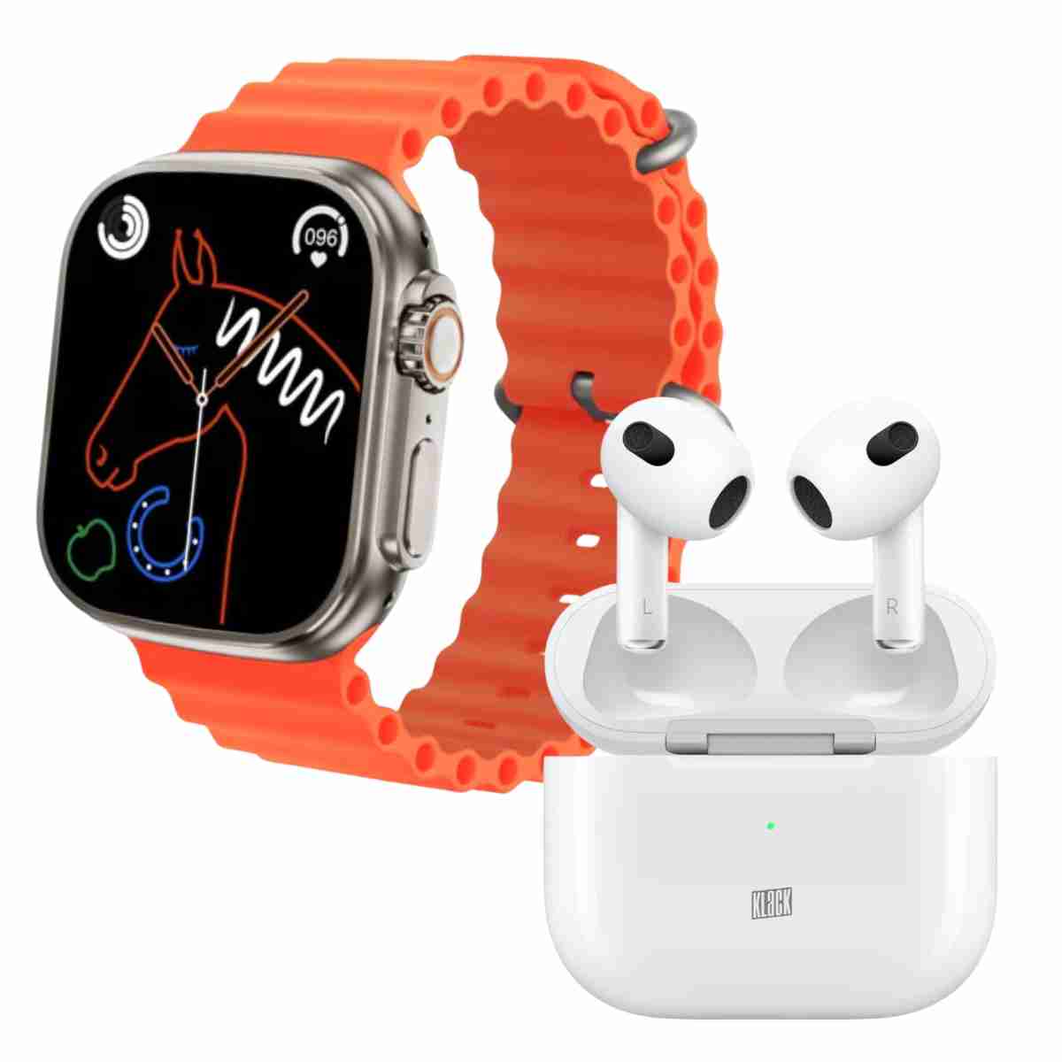 Pack Deportivo Smartwatch Almalux® S8Ultra y Auriculares Bluetooth Almalux®® Pro 6S