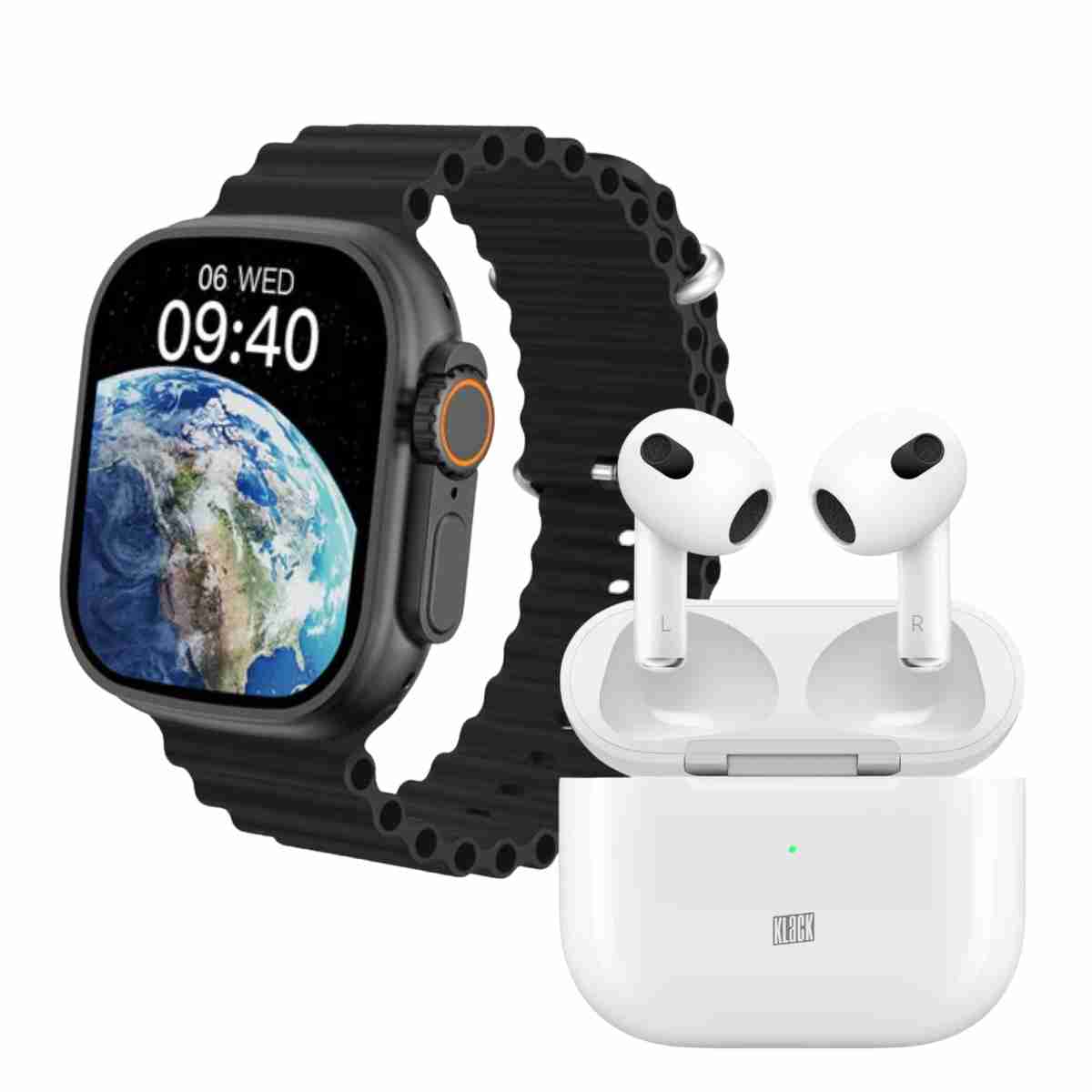 Pack Deportivo Smartwatch Almalux® S8Ultra y Auriculares Bluetooth Almalux®® Pro 6S