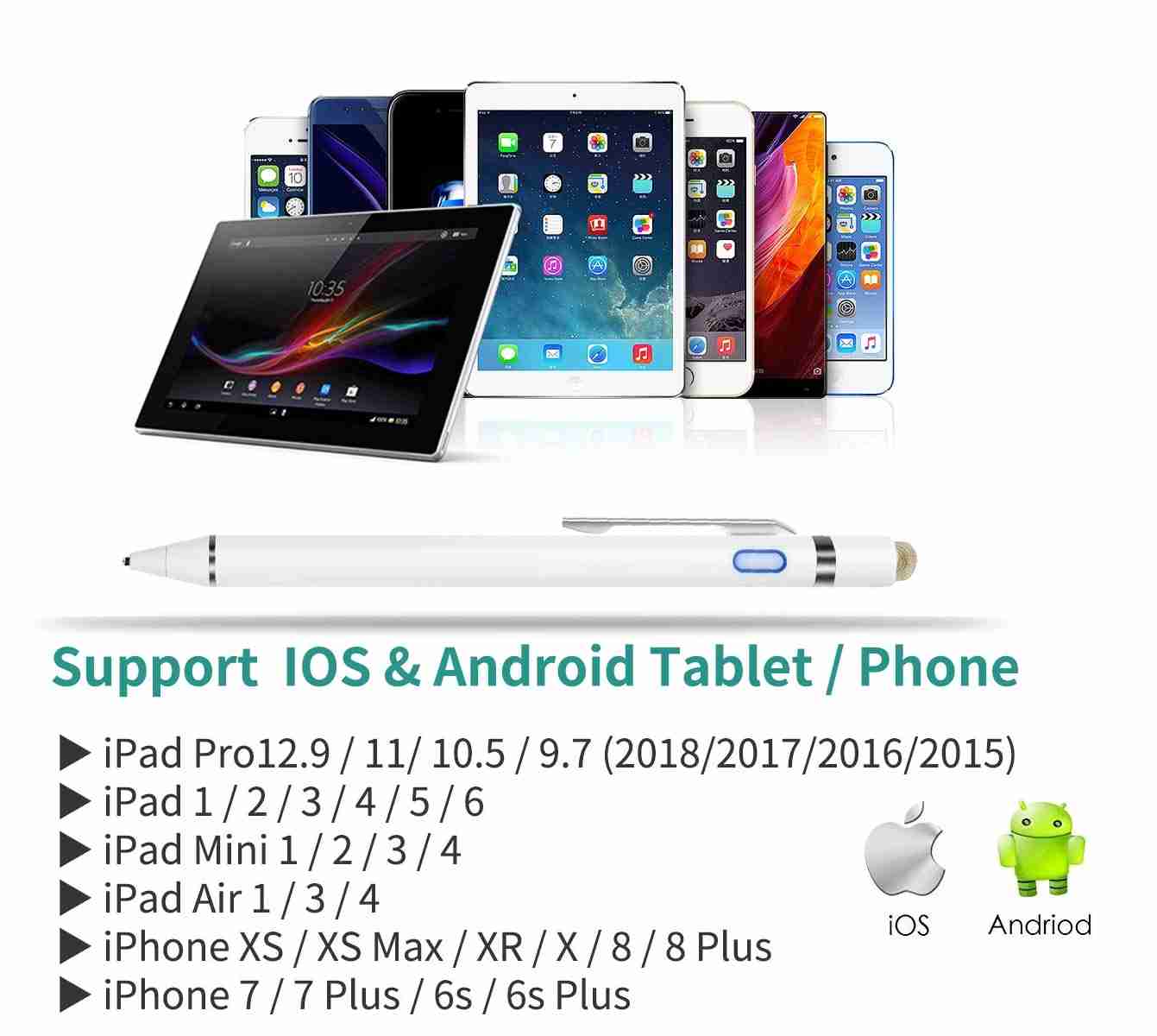 Lápiz Táctil Tablet Almalux® Compatible Iphone - Android - Air - Ipad - Universal