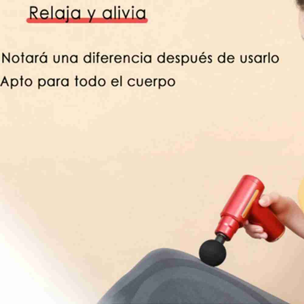 Pistola de Masaje Muscular QT146 Roja Almalux®