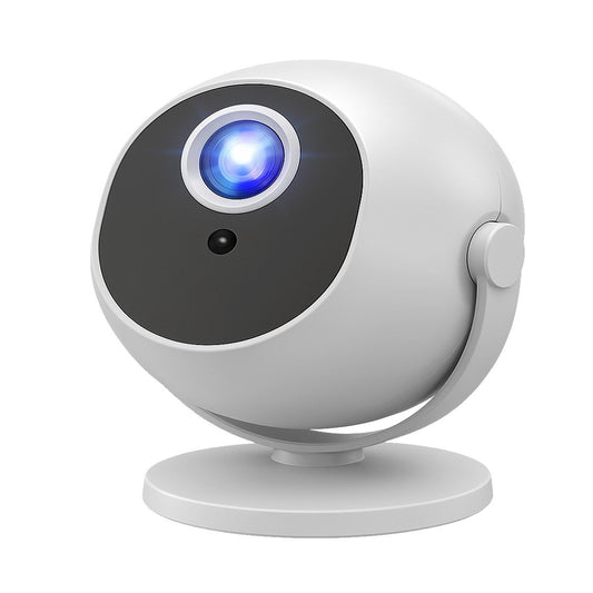 Proyector Portátil Almalux® 1080P – Soporte 4K, Android 11, WiFi 6, Bluetooth 5.2, Giro 360° y Autoajuste de Imagen