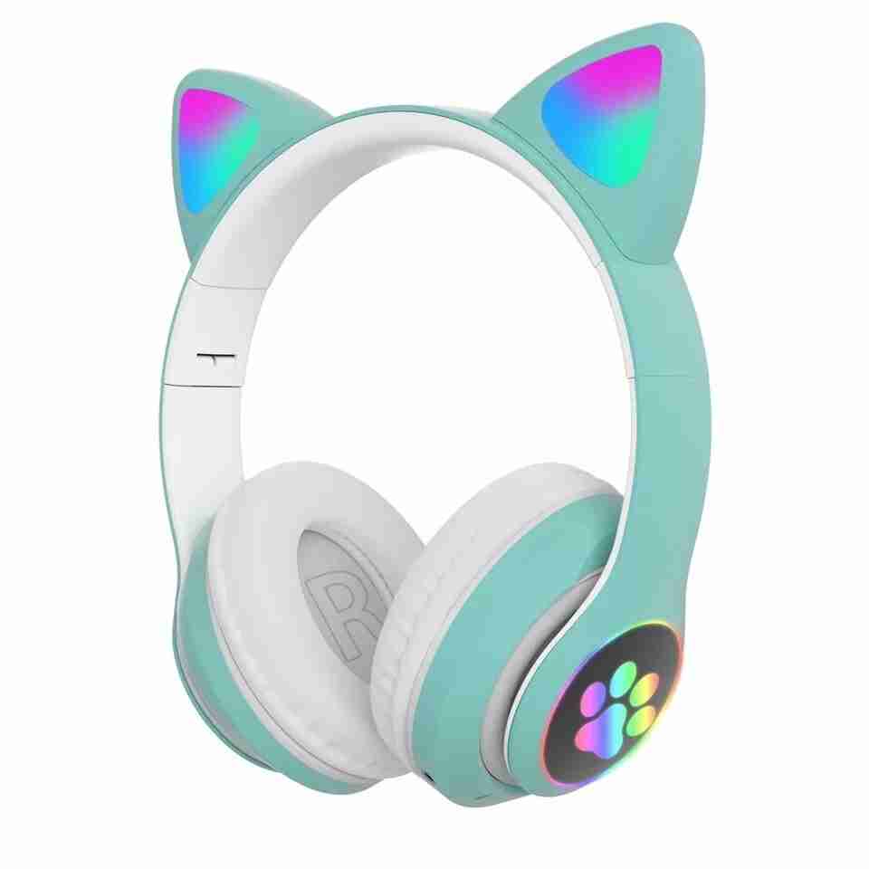 Auriculares  con Orejas de Gato Bluetooth Plegables con Micrófono Almalux®®