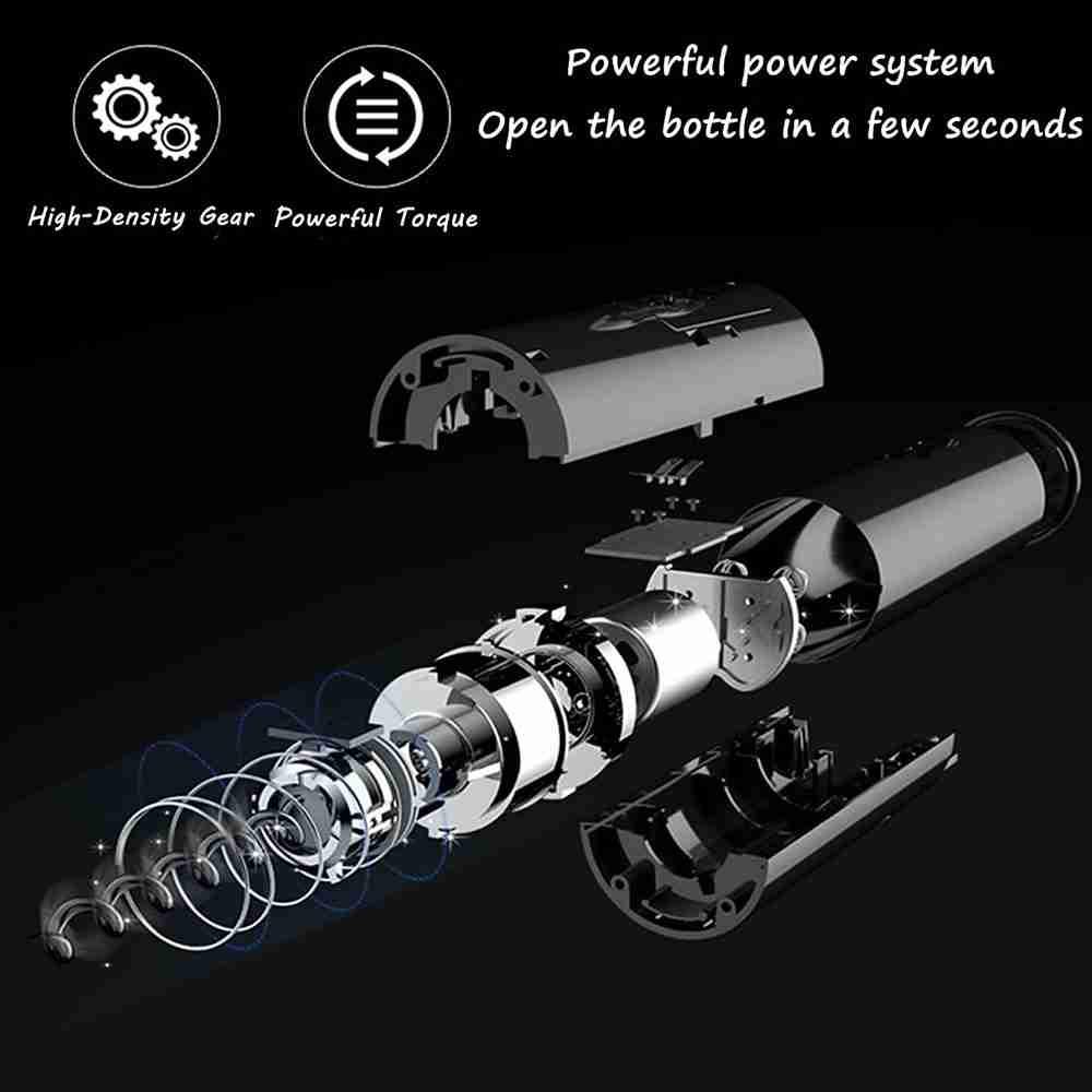 Sacacorchos Eléctrico Automático con Cortacápsulas