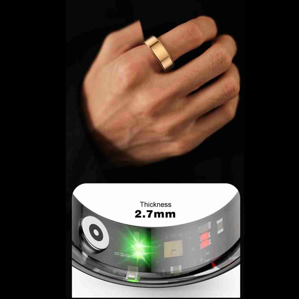 Anillo Inteligente Smart Ring Tracker Almalux® - Anillo Monitor de pasos - Calorías - Oxígeno - Pulsaciones y Calidad del sueño - compatible con iOS y Android