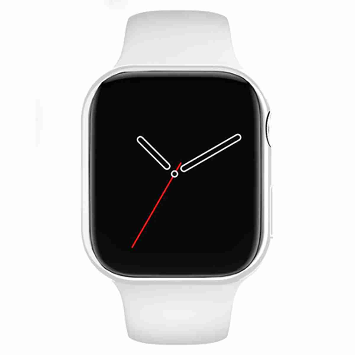 Smartwatch llamadas frecuencia cardíaca presión arterial Blanco