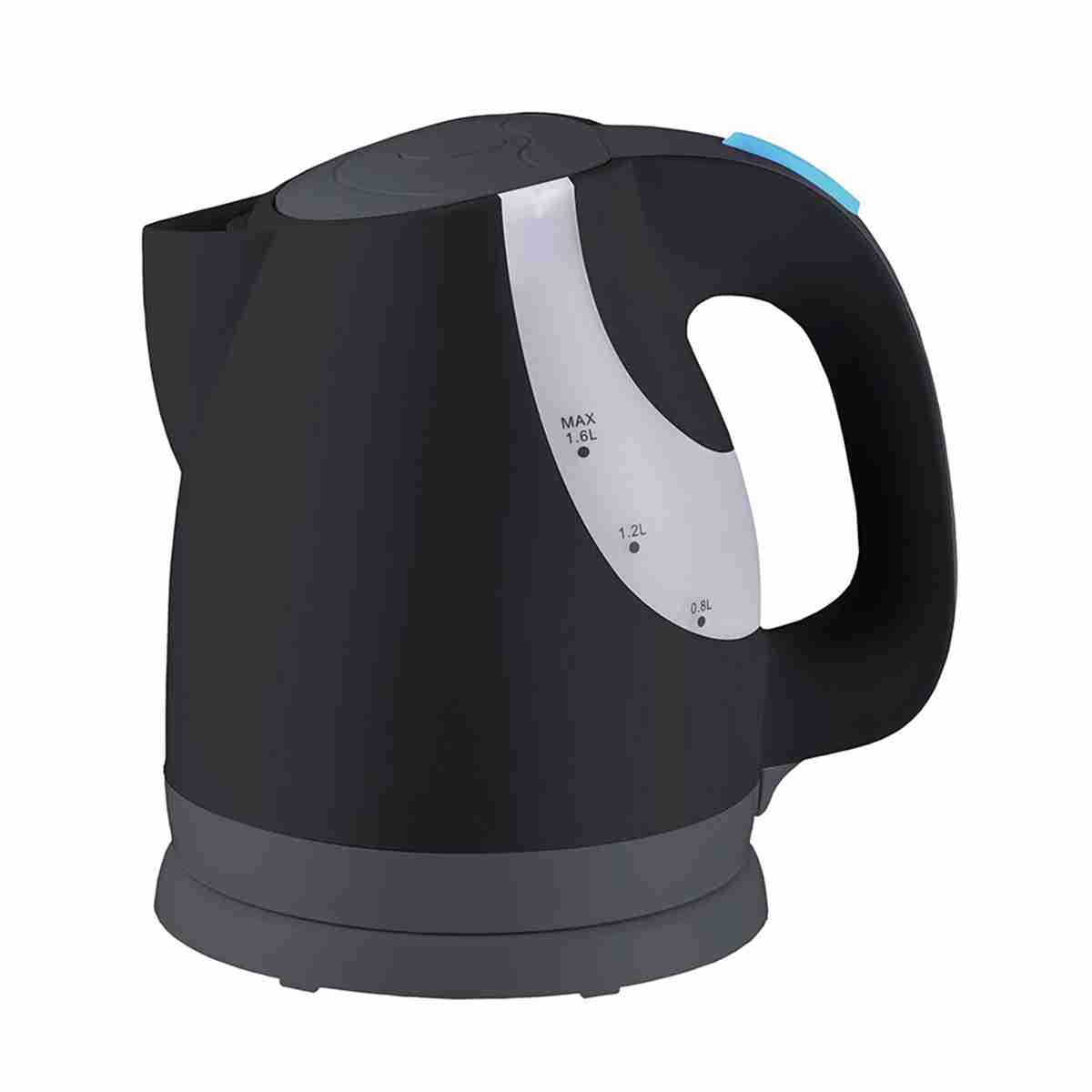 Hervidora Eléctrica Inalámbrica sin cable - 1.6 Litros - Base Giratoria 360º - Negro