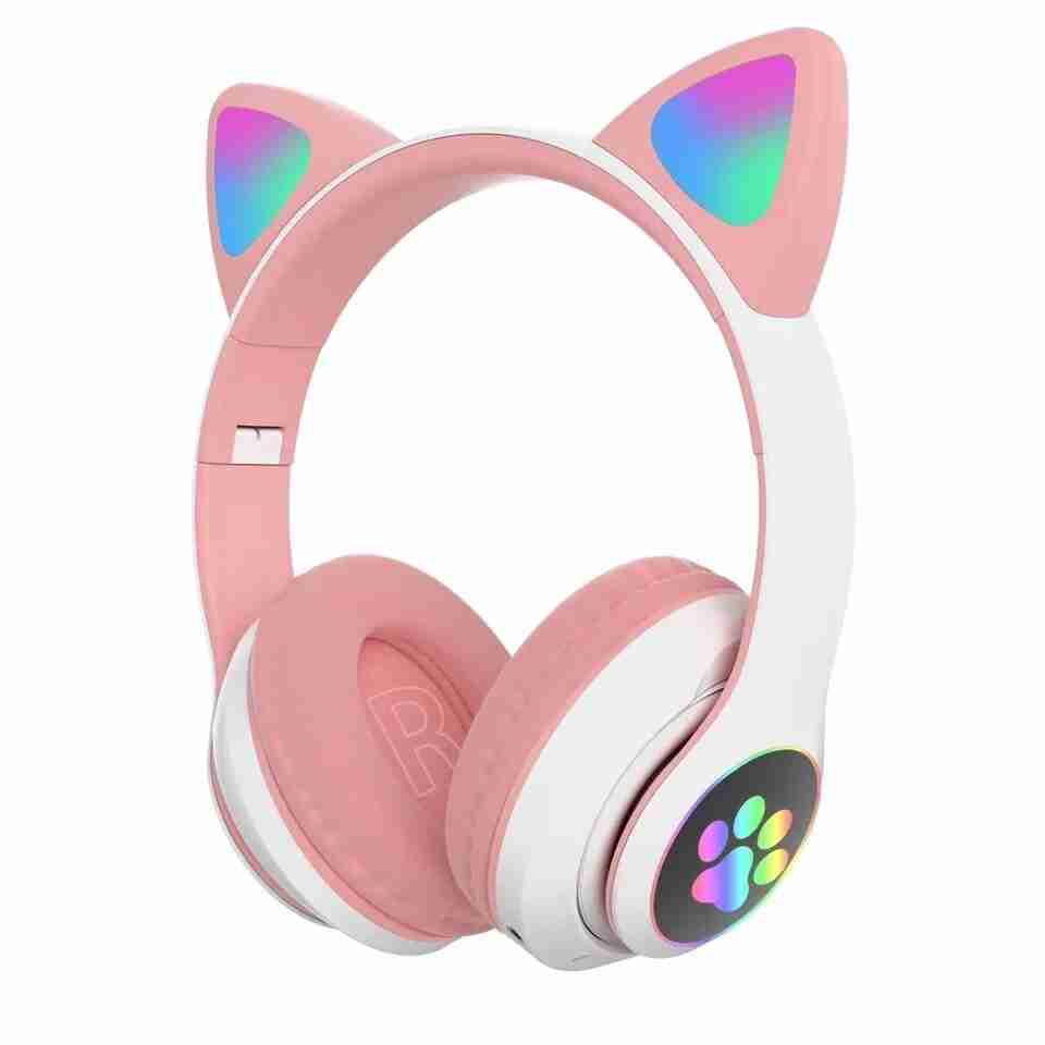 Auriculares  con Orejas de Gato Bluetooth Plegables con Micrófono Almalux®®